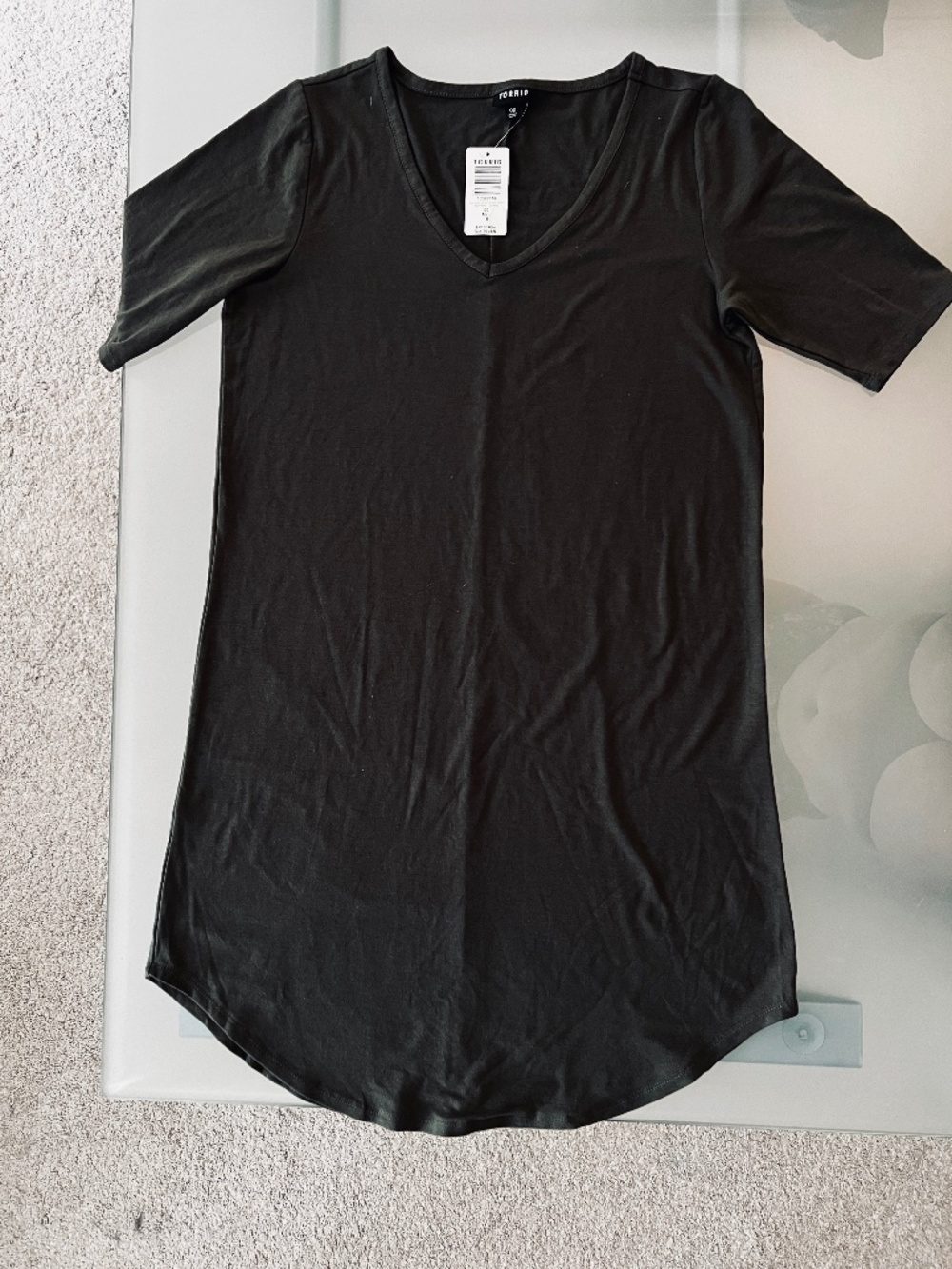 Soft, jersey t-shirt dress. Torrid size 00; Women's sz 10 M/L. NWT